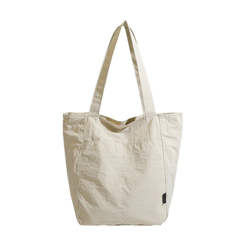 Large Capacity Shopping Tote Bag with Customisable Design and Waterproof Nylon Material