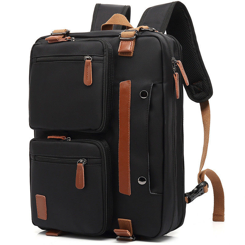 Custom Men's Letter Bag Backpack with Waterproof Interior Compartment and Organising