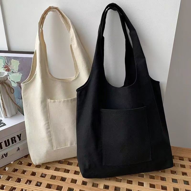 Reusable Custom Print Logo Eco Friendly Shopping Grocery Canvass Bags Tote Gift Bag
