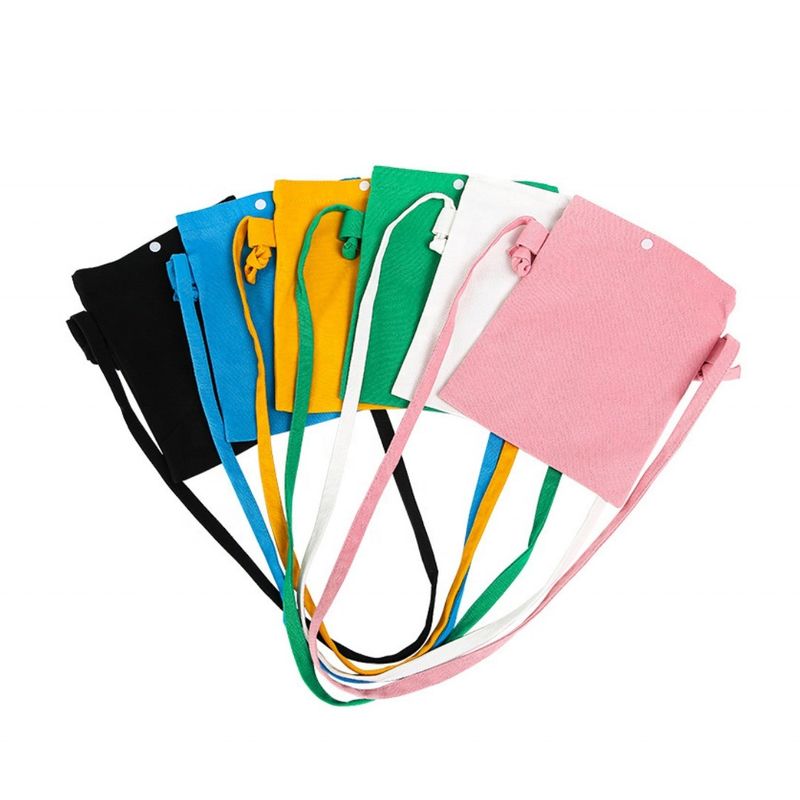 Festival Gift Mini Canvas Shopping Bag in Customized Color for Daily School Life