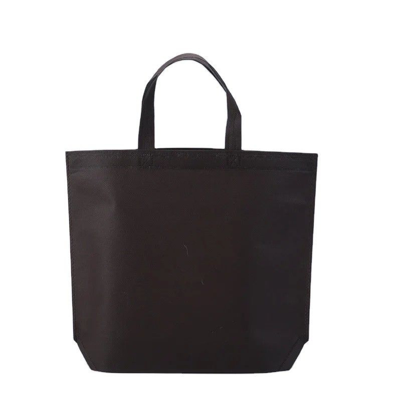 Daily School Life Manufacturers Custom Reusable Black Non-woven Bag for Tote Shopping Bag