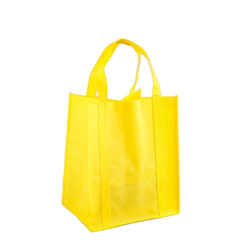 Custom Logo Printed Non Woven Fabric Tote Bag for Grocery Shopping and Promotion