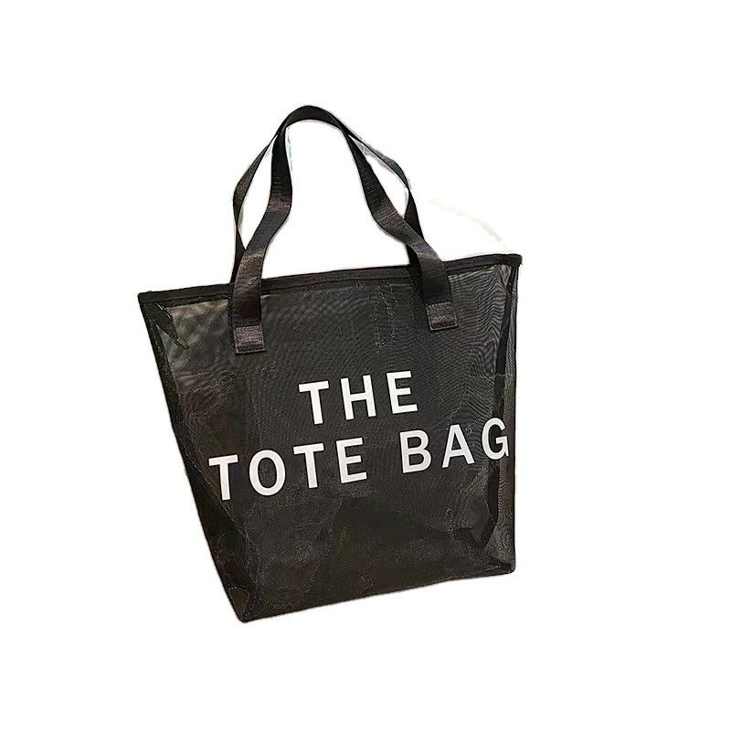 Customized Logo Waterproof Polyester Tote Bag for Shopping and Beach Exploration