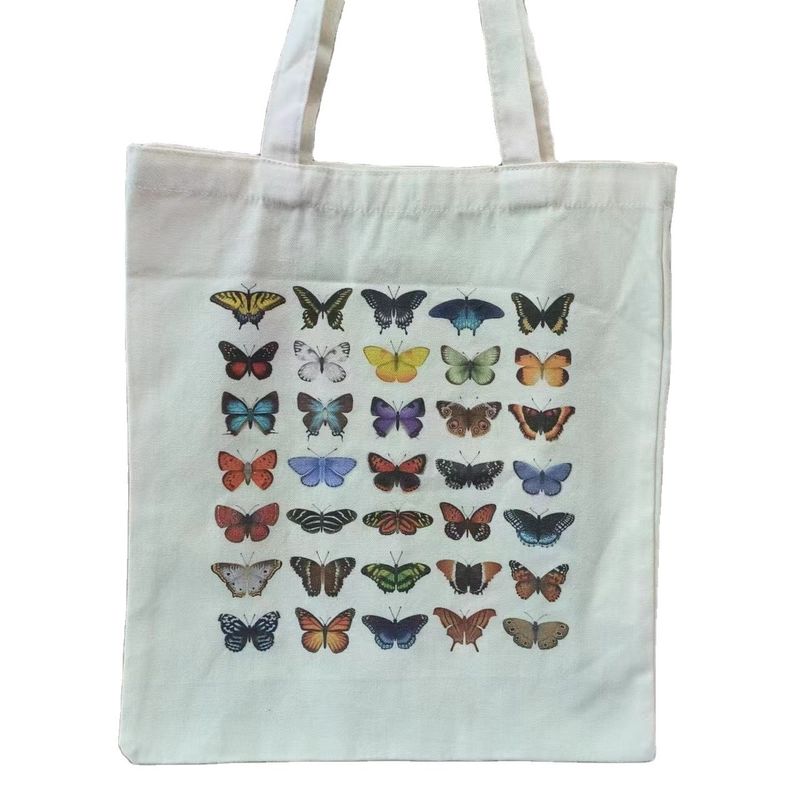 Customized Color Reusable Eco Friendly Polyester Cotton Canvas Grocery Shopping Tote Bag
