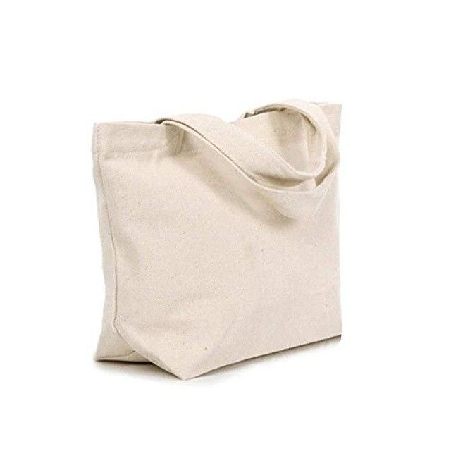 Daily School Life Reusable Organic Shopping Tote Bag Cotton Canvas Bag with Custom Logo