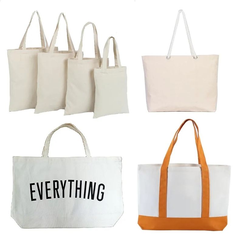 Personalized Eco Bag Custom Eco Pattern Bags Recycled Colored 100% Cotton Bag Canvas Tote