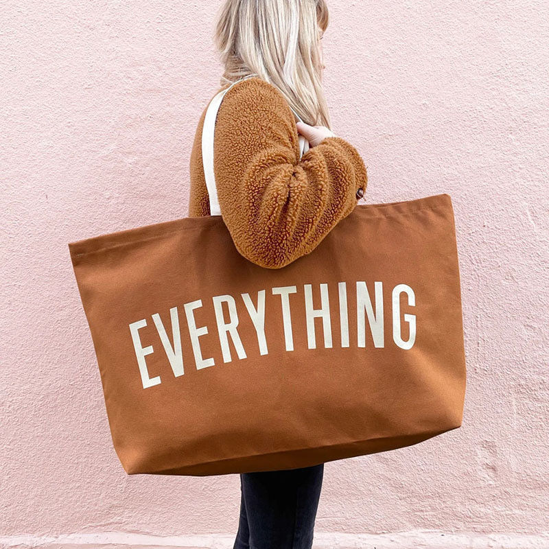 Handled Style Canvas Grocery Tote Bag Perfect for Promoting Your and the Environment