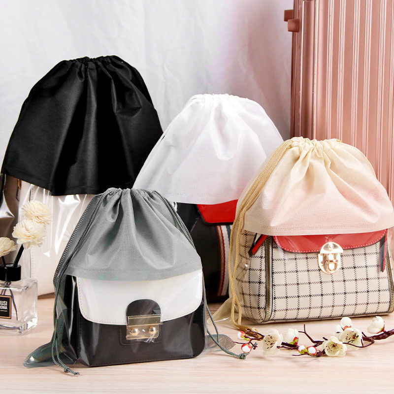 Newest Fashinable Custom Logo Non Woven Fabric Packing Bag for Handbags and Shoes