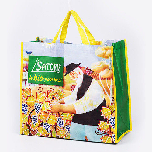 Customized Color Non Woven Reusable Shopping Tote Bag for Eco-Friendly Buyers