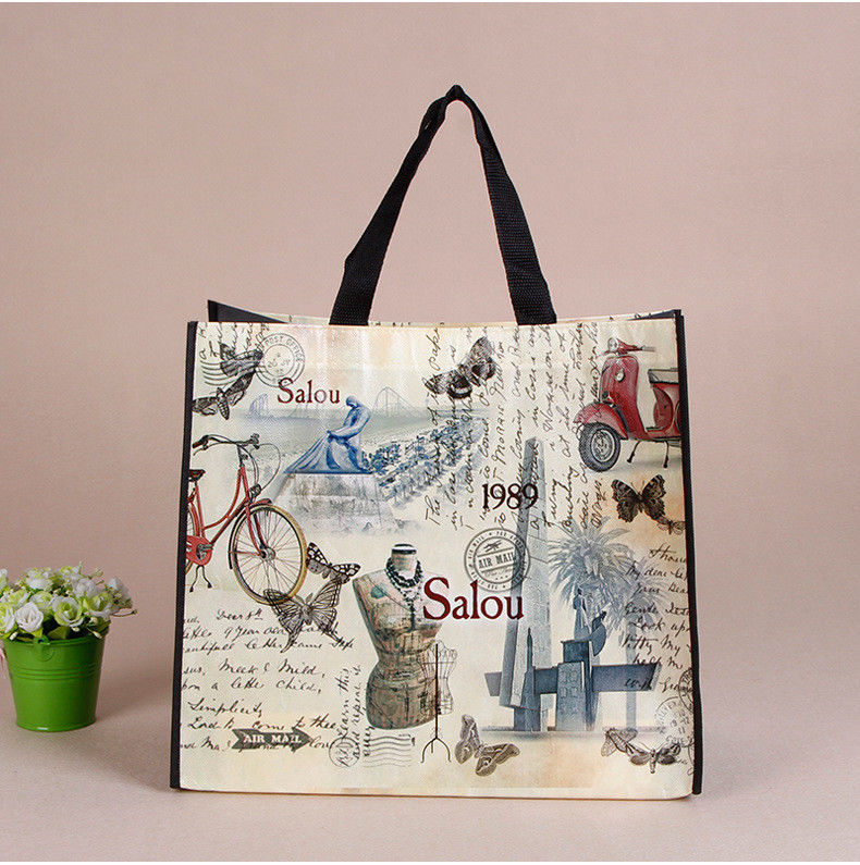 Non-Woven Tote Bag with Custom Logo Printing Accepable OEM/ODM Pp Woven Shopping Bag