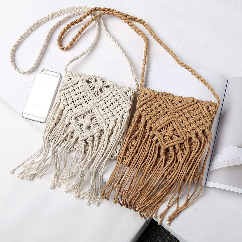 Customized Logo Womens Straw Clutch Weave Shoulder Summer Beach Crossbody Purse Bag with Zipper Closure