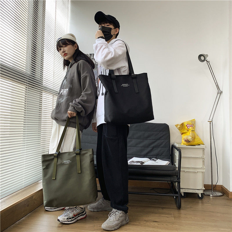 Messenger Canvas Bag for Printing Shopping Nylon Bag Printed LOGO Customized Logo