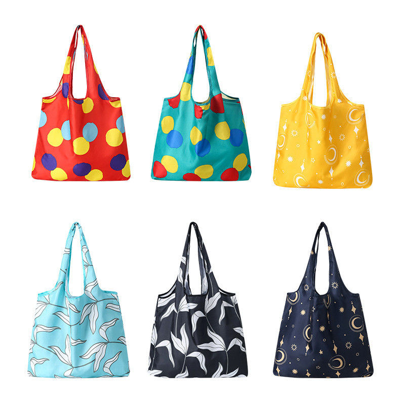 Supermarket Shopping Reusable Foldable Tote Bag Daily School Life OEM/ODM Acceptable
