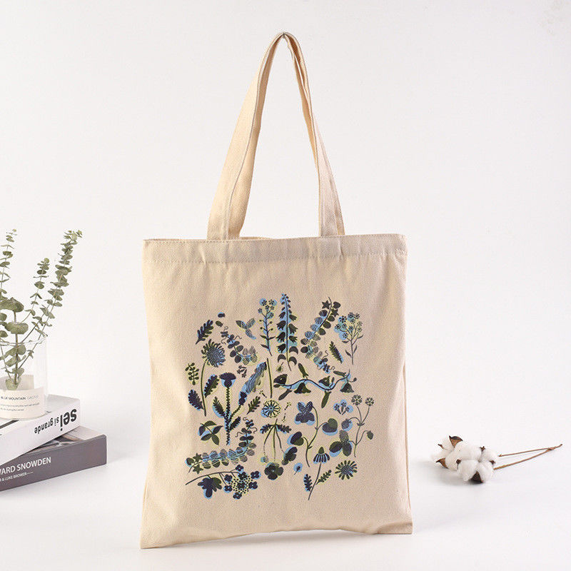 Accepable OEM/ODM Daily School Life Canvas Shopper Bag with Custom Logo Printing