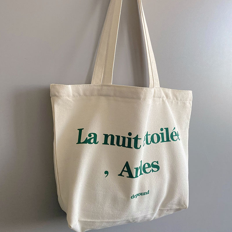 Customized Logo Size Washable Canvas Tote Shopping Bag for Newest Fashinable Occasion